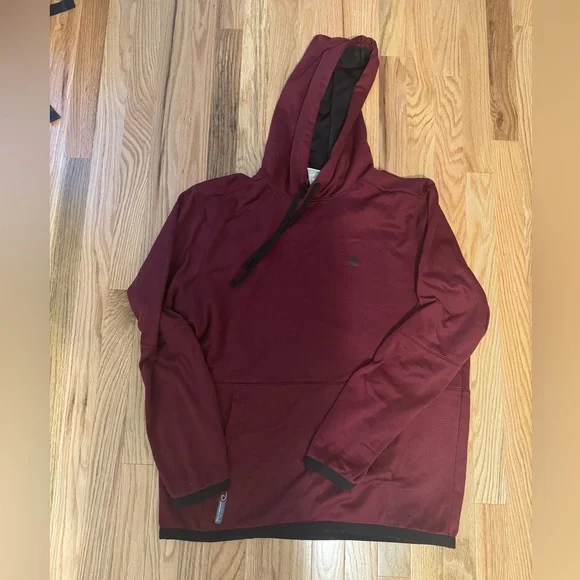 Champion maroon hoodie size large power train duo fold - Picture 2 of 5